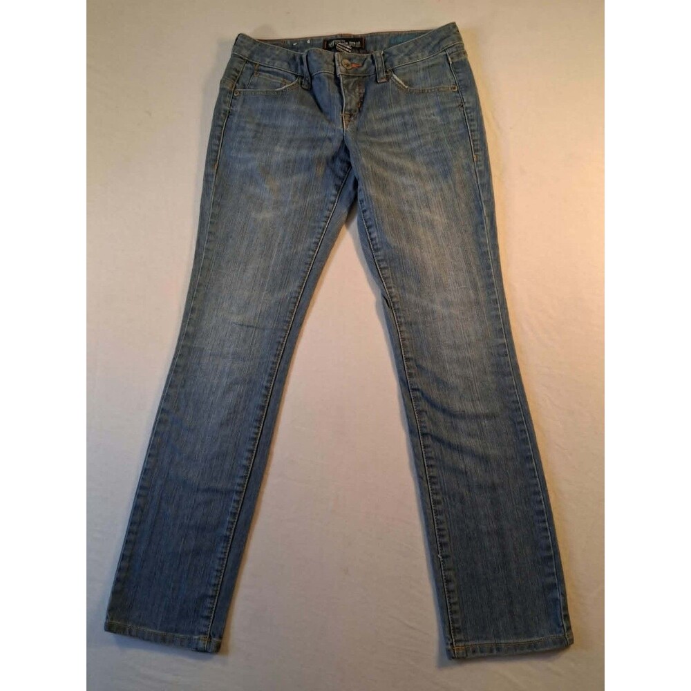 Volcom Colette Skinny Jeans Womens 5 Waist 27 Medium Wash Stretch NWOT Denim